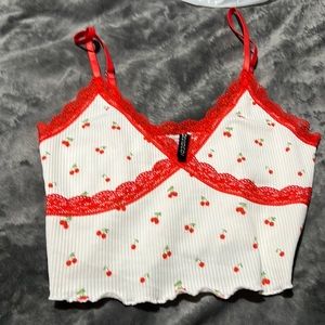 Cherry crop top